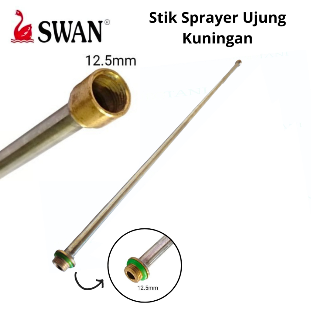 Swan Stik Sprayer Tangki Semprot Manual Stainless Kuningan Stick Sprayer / Swan Pipa Stik Penyemprot