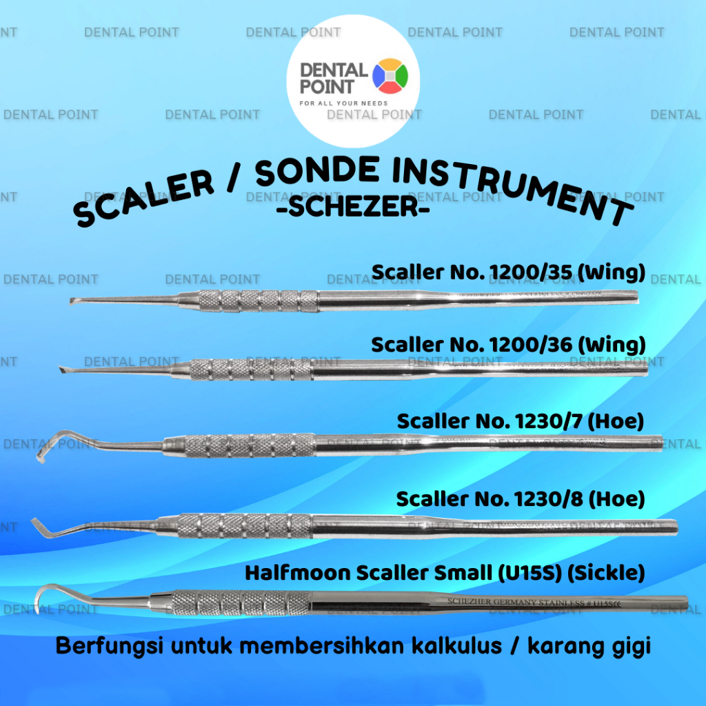 Scaler/ Scaller /Alat Scaling ManualDental Instrument Schezer