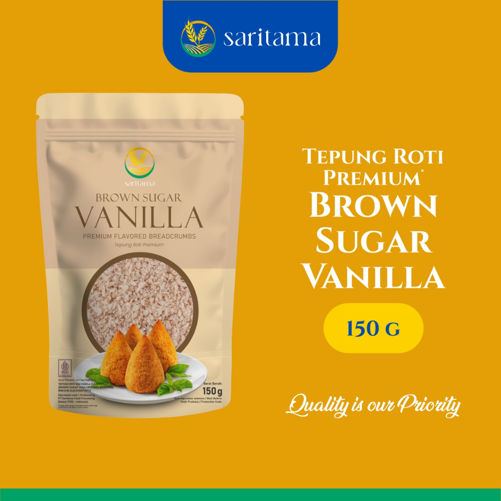 

SARITAMA Brown Sugar Vanilla Premium Flavored Breadcrumbs - Sweet