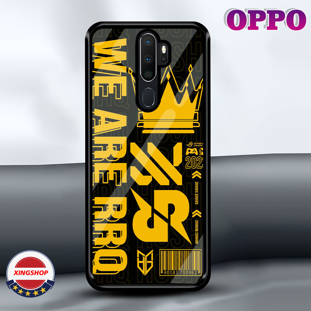 [ CR38 ]  CASE Glossy OPPO A5 2020 | OPPO A9 2020  | Casing Kilau Pic HD Motif RRQ | Case Kekinian M