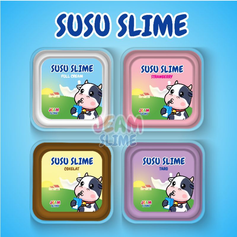 SUSU SLIME by Jeam Slime | Mainan Anak Susu Slime Tofu Slime