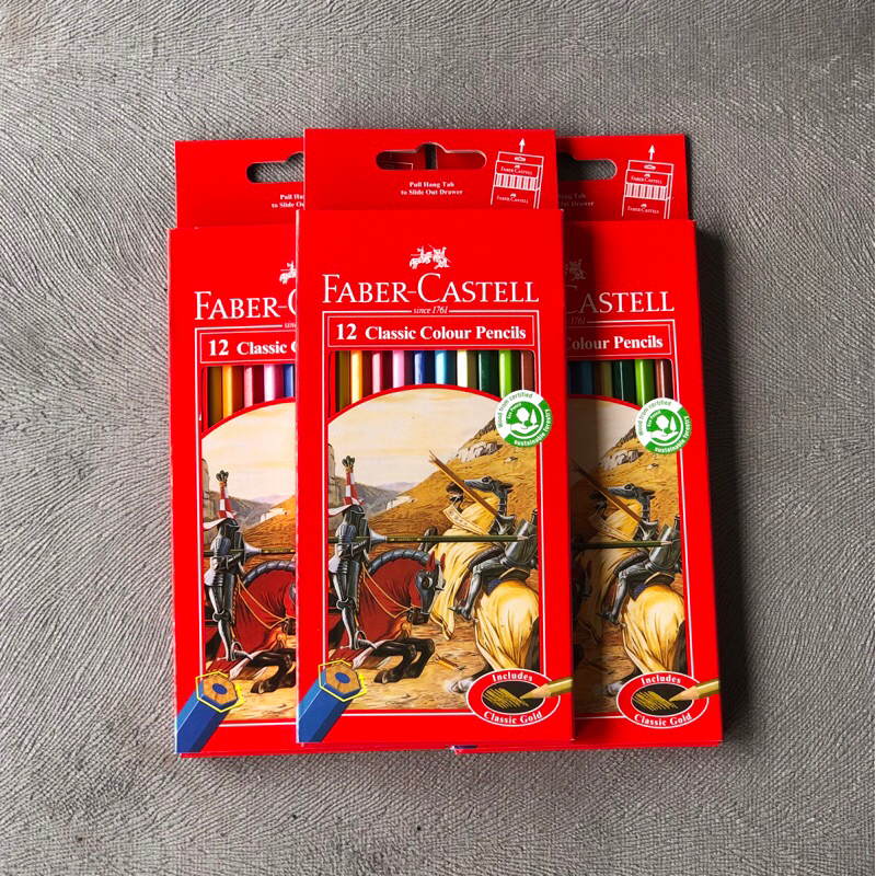 

faber castell pensil warna lengkap 1 set 12 Warna