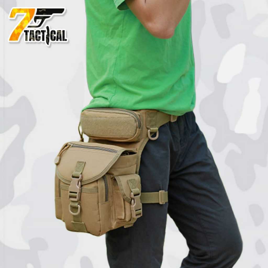 Tas paha pria tactical tas selempang pria multifungsi tas swat paha import tas fashion pria tas ping