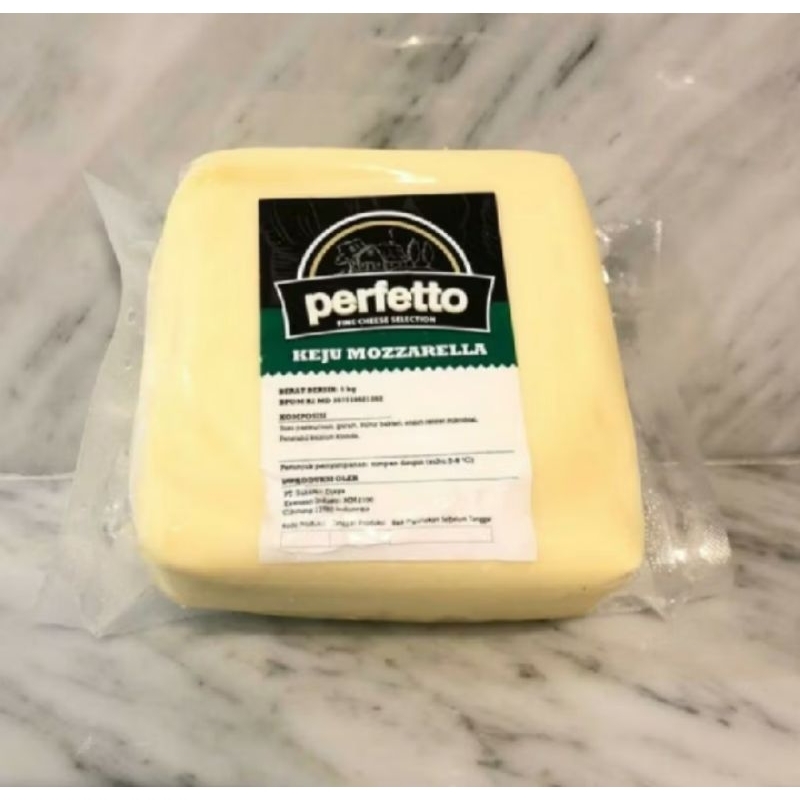 

KEJU MOZZARELLA PERFETTO 1KG CHESEE MOZARELLA.