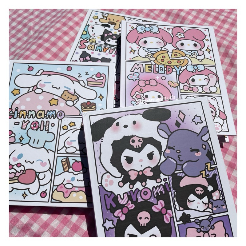 

(Dream 2) Sanrio Cartoon A5 binder by Dreamiesstuffs free sleeve photocard