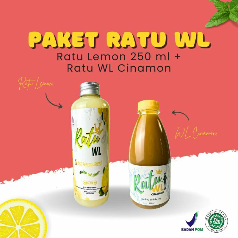 

Paket Diet Ratu WL Cinnamon dan Sari Lemon 250ml