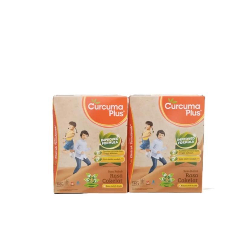 CURCUMA PLUS SUSU 180 GR  susu curcuma plus rasa coklat