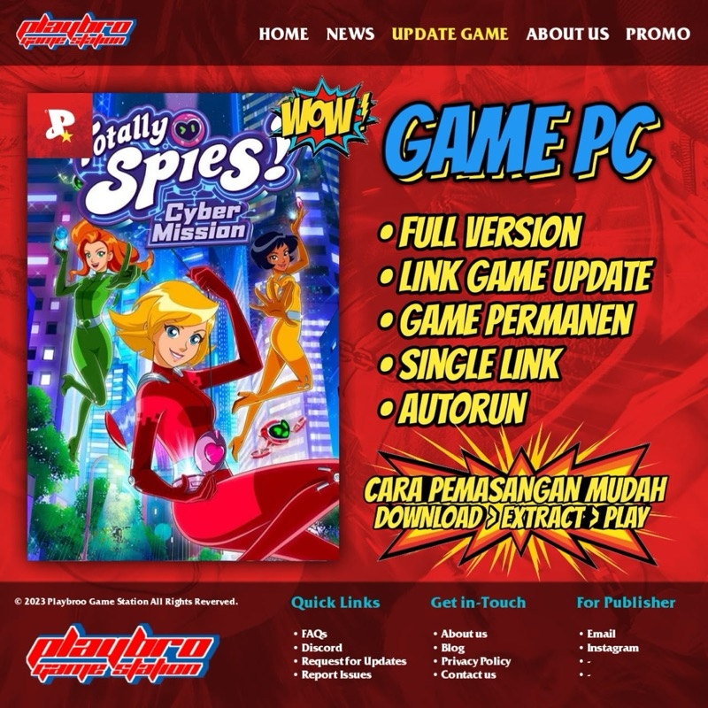 Totally Spies Cyber Mission - Game PC/Laptop (Download to Play Bro)