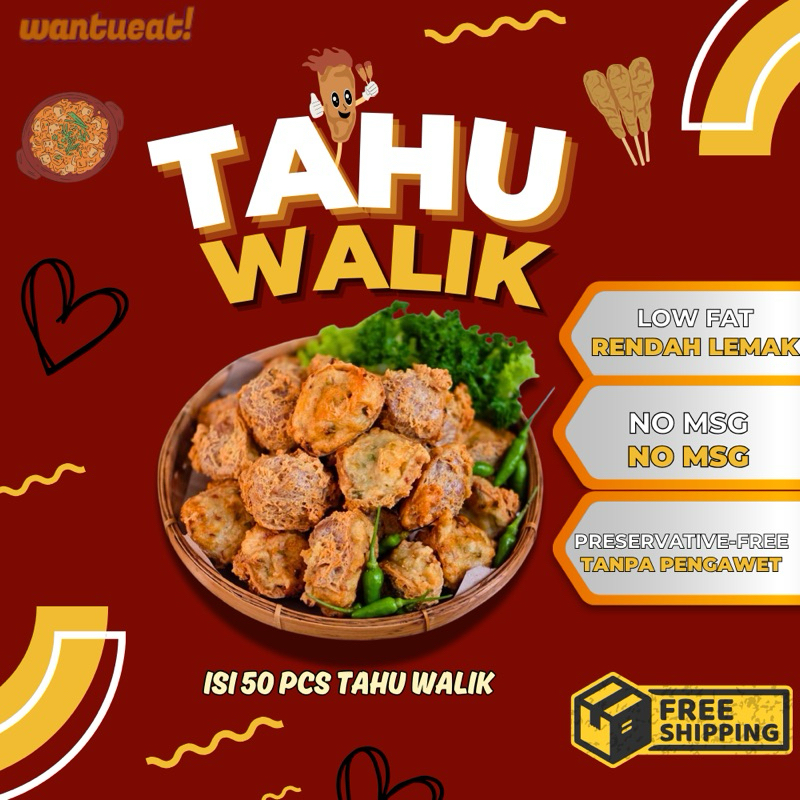 

Tahu Walik Gurih Renyah Cemilan Ringan Dan Makanan Ringan Untuk Keluarga Isi 50 PCS Rasa Autentik yang Menggugah Selera.