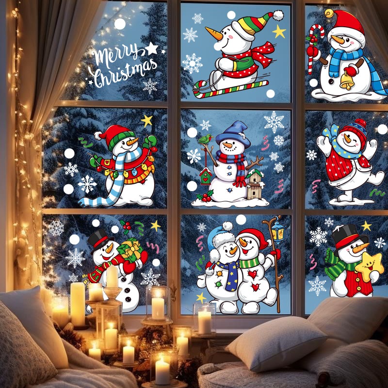 

Stiker Wallpaper Kaca Merry Christmas Natal Bahan PET Kiss Cut Buy 1 Get 1