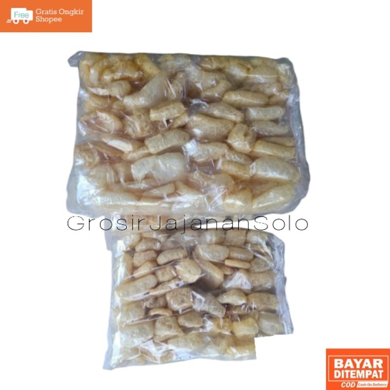

Kerupuk Kulit Sapi Mini / Dorokdok 1 Slop isi 12 pcs
