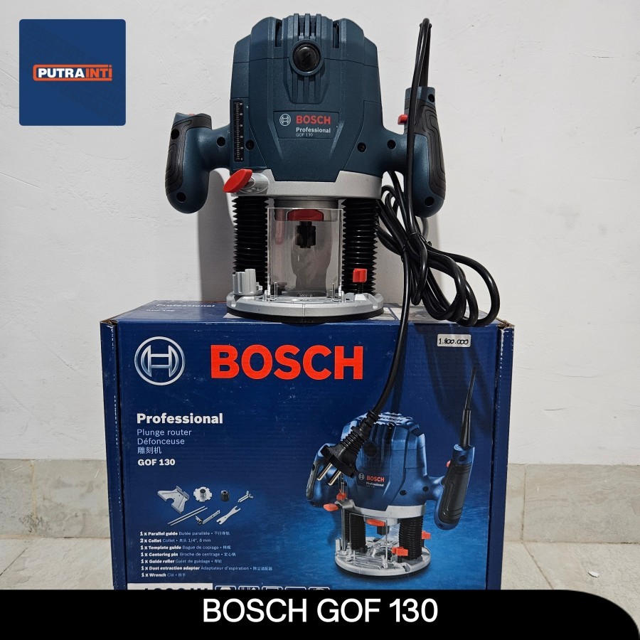 Mesin Profil Ukiran Kayu BOSCH GOF 130 Plunge Router Putra Inti