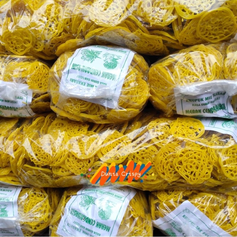 [BAL] Kerupuk Mie Kuning Mentah Cendrawasih 3kg