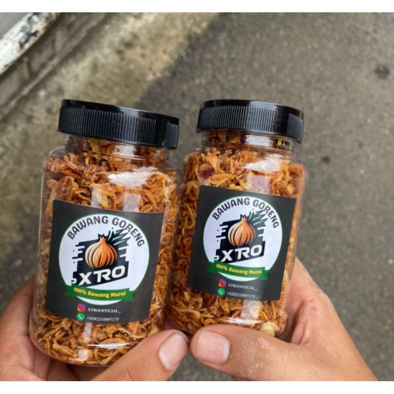 

XTROFOOD - Bawang Goreng Original Tanpa Pengawet Kriuk Gurih Manis Gread A 300g