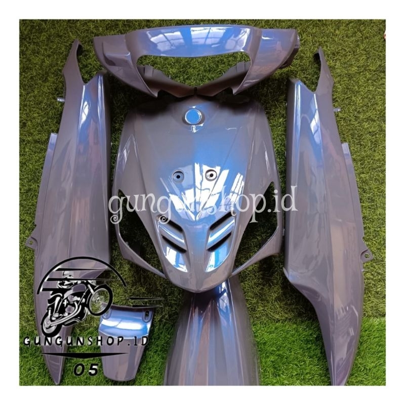 fullset body halus Mio sporty warna nardogrey lembayung Biru