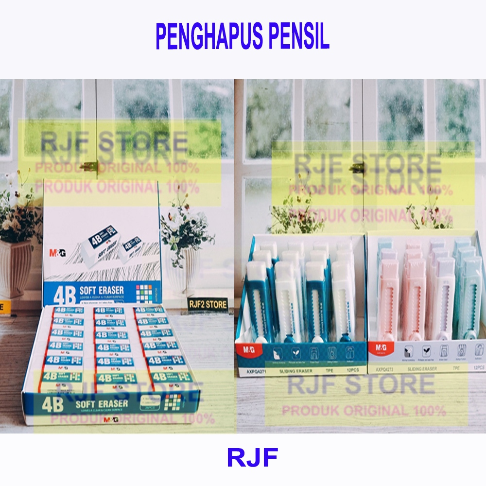 

Penghapus Push Eraser M&G Sliding Eraser Ice Cream Color dan penghapus 4B