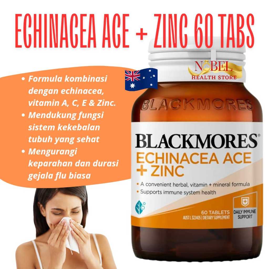 Blackmores Echinacea ACE + Zinc 60 Tablets