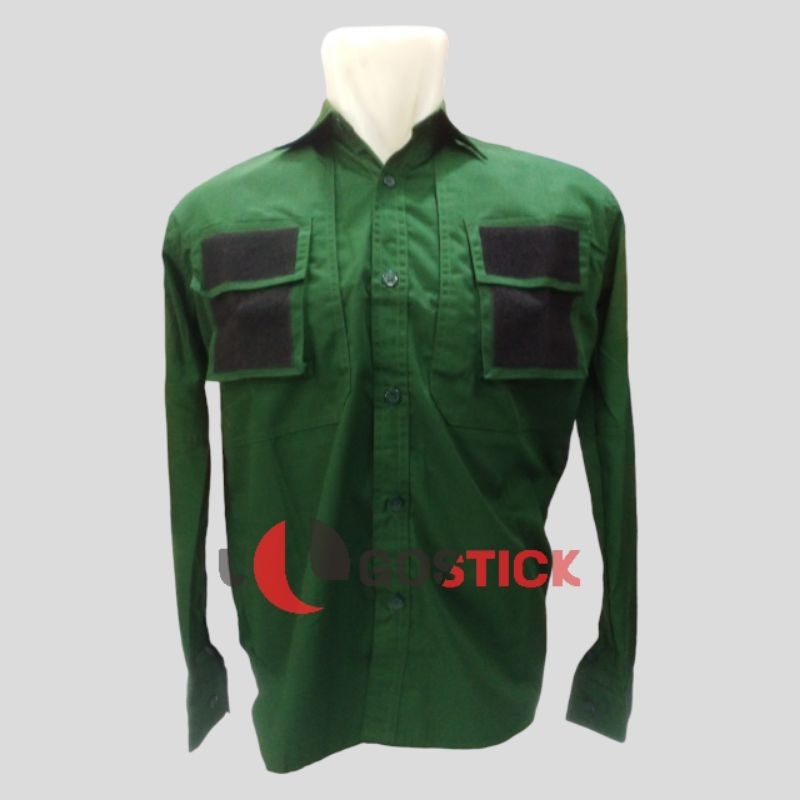 KEMEJA TAKTICAL HIJAU