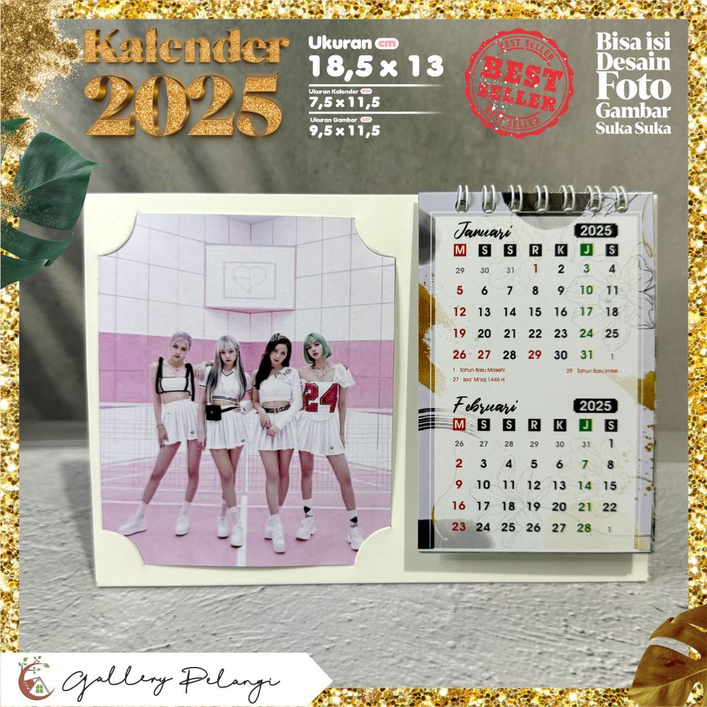 

Kalender Duduk 2025 | Kalender Meja | Souvenir Kalender Duduk Custom
