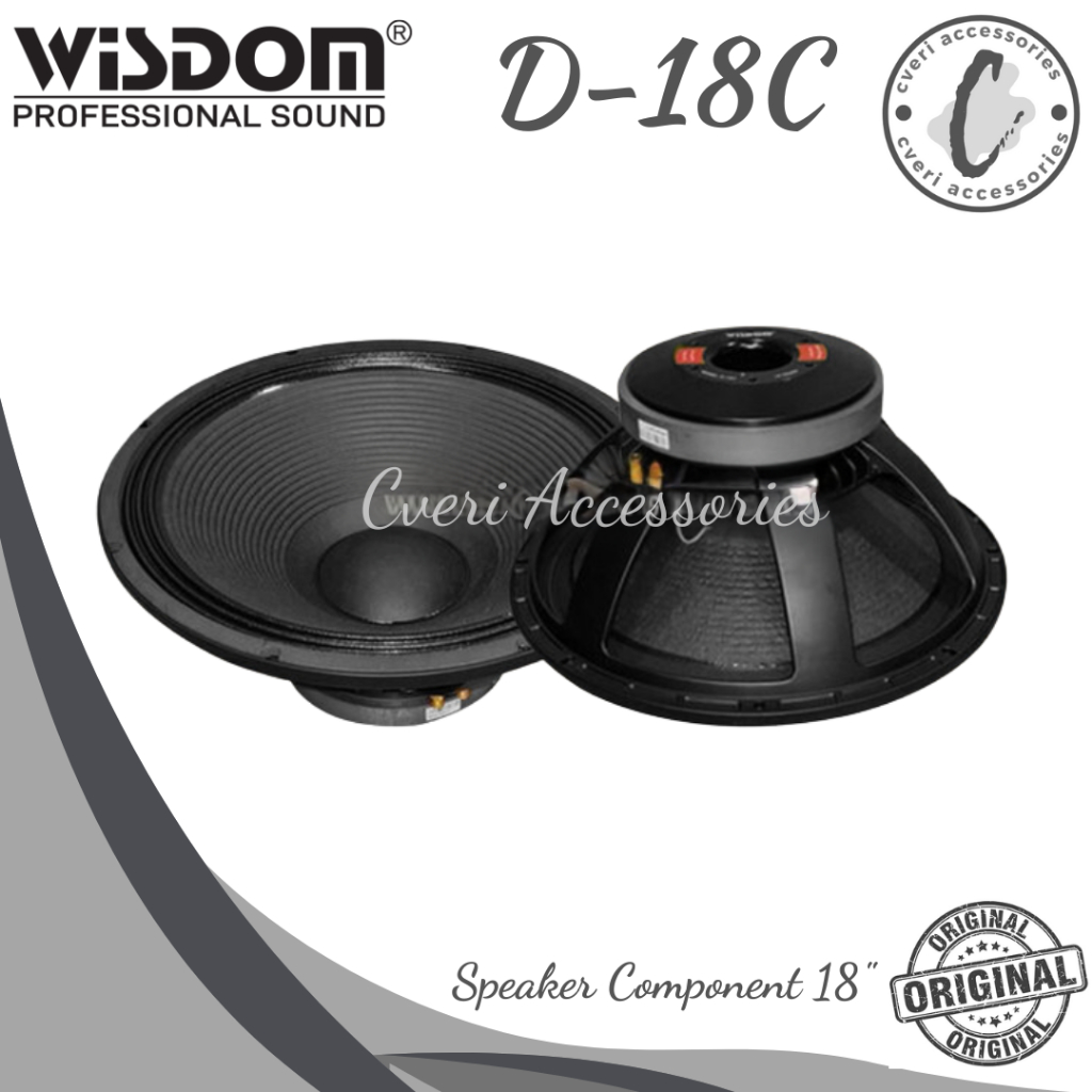 Wisdom Speaker Component D18C 18 Inch Speaker Component D-18C D18-C