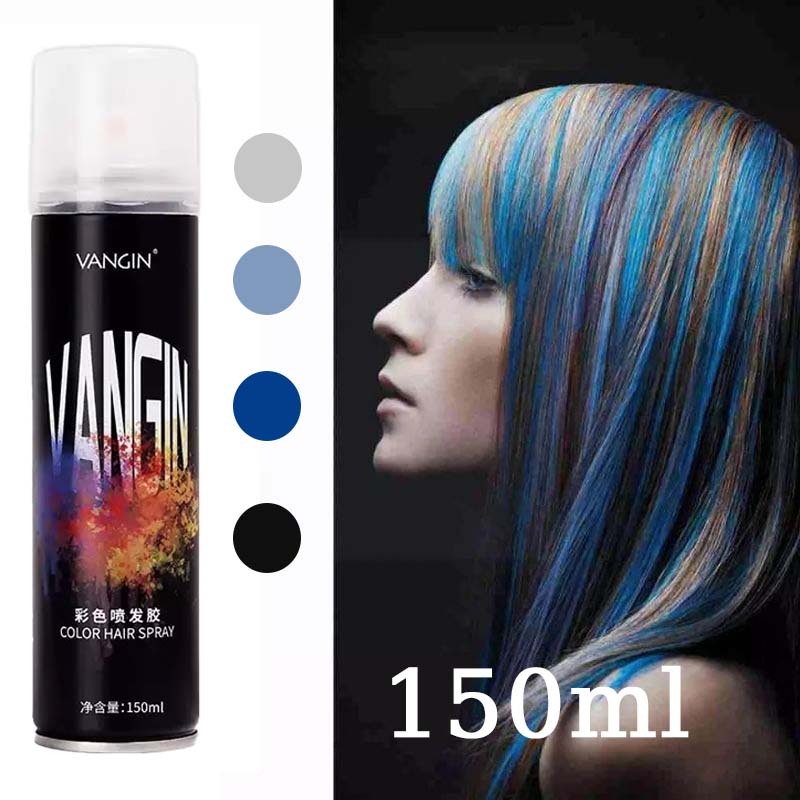 150ml Pewarna Rambut Semprot Sementara Temporary Cat Rambut Semprot Hair Color Spray Non Permanent