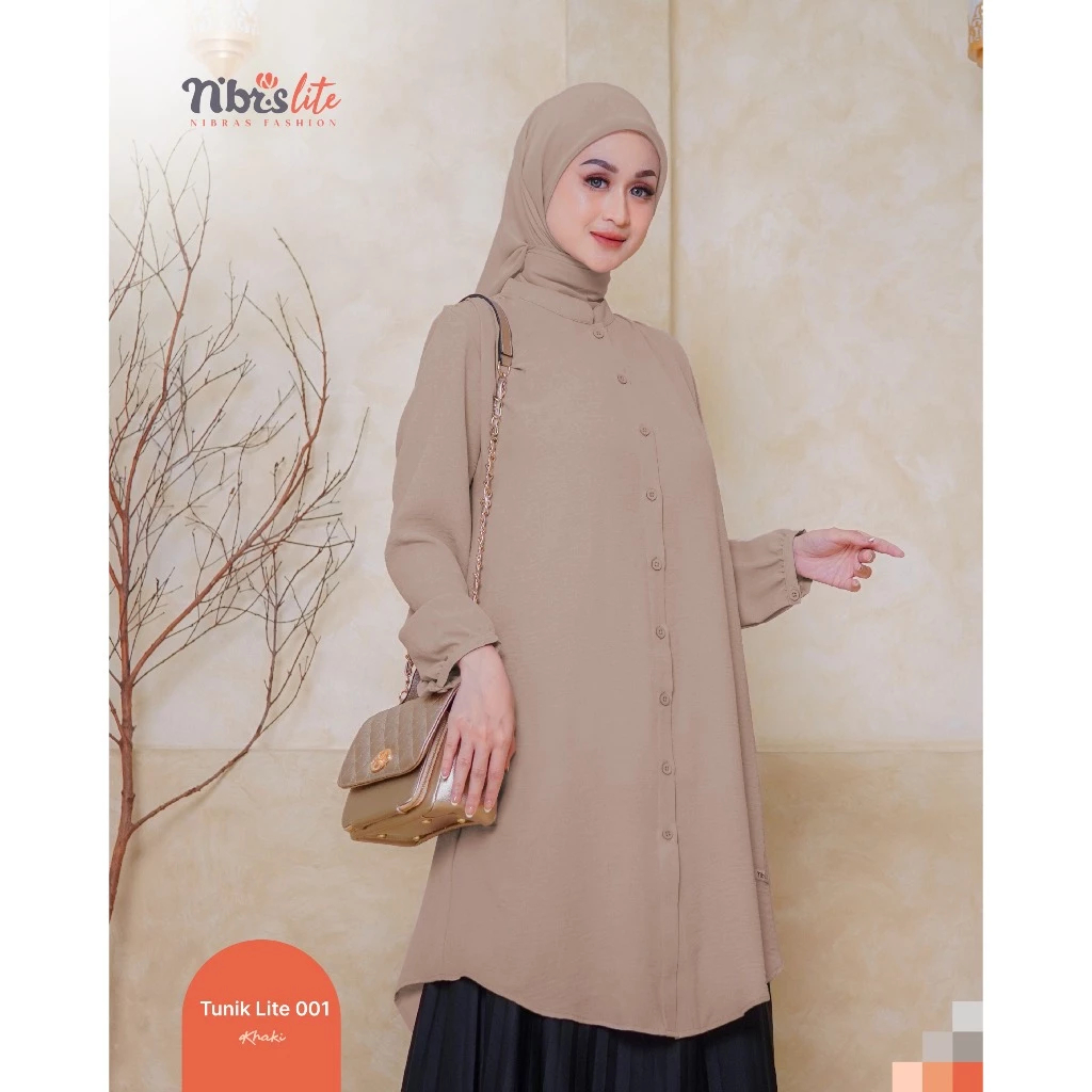 BAJU NIBRAS TUNIK LITE 001 / ATASAN TUNIK NIBRAS HARGA TERJANGKAU / ATASAN NIBRAS SYARI [BISA COD]