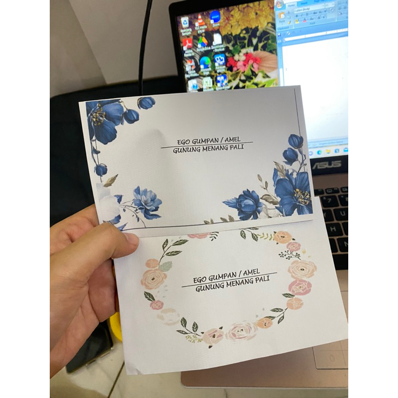 

cetak amplop ada nama dan bingkai
