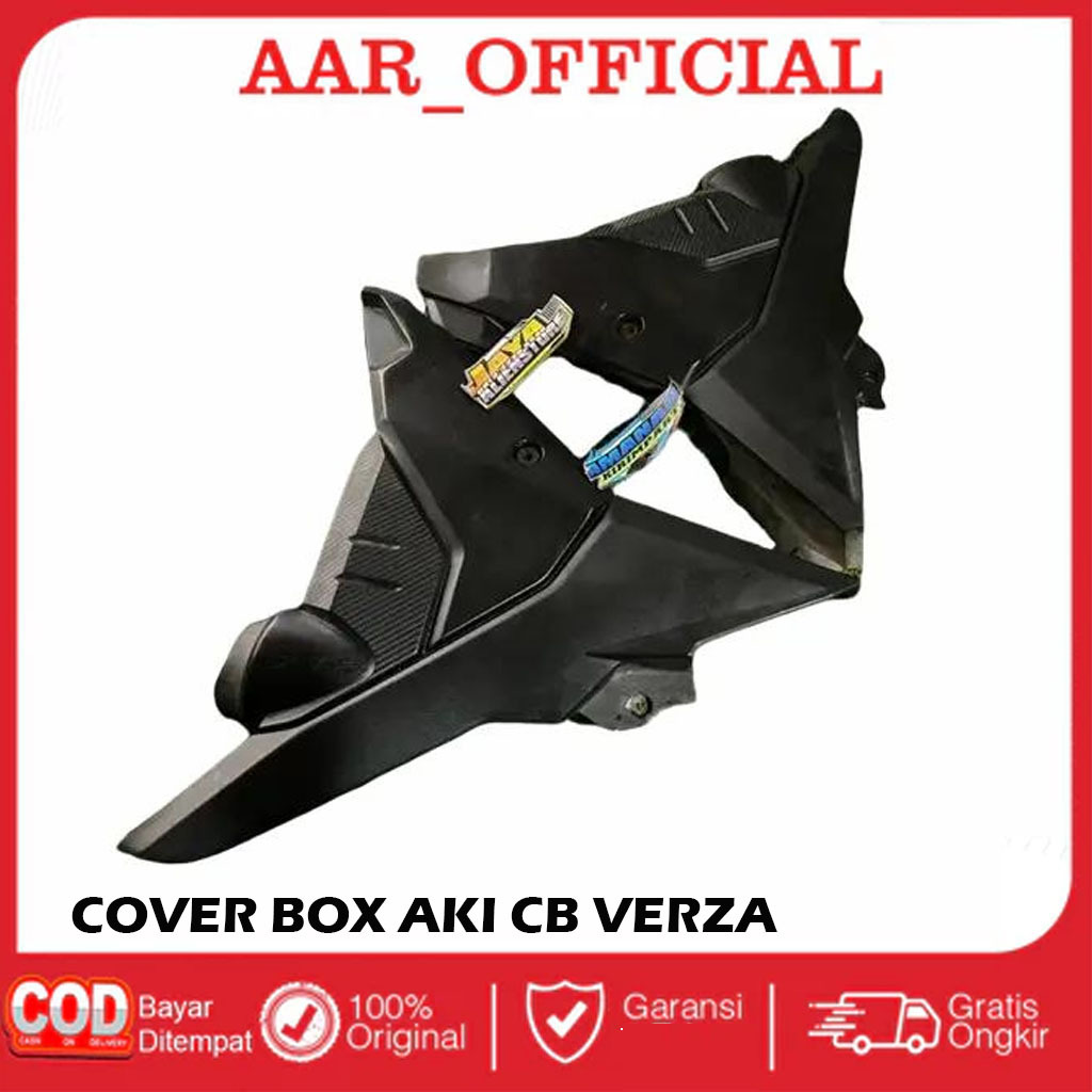 Tutup Aki/Box Aki Set Kanan Kiri CB Verza Lampu Bulat Asli Original Copotan Honda AHM