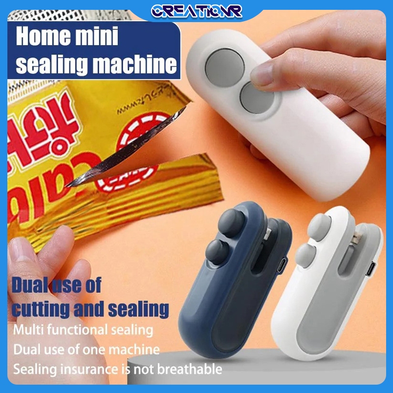 2 in 1 Sealer Mini/sealer Plastik/alat Press Plastik Makanan/hand Sealer/press Plastik Makanan