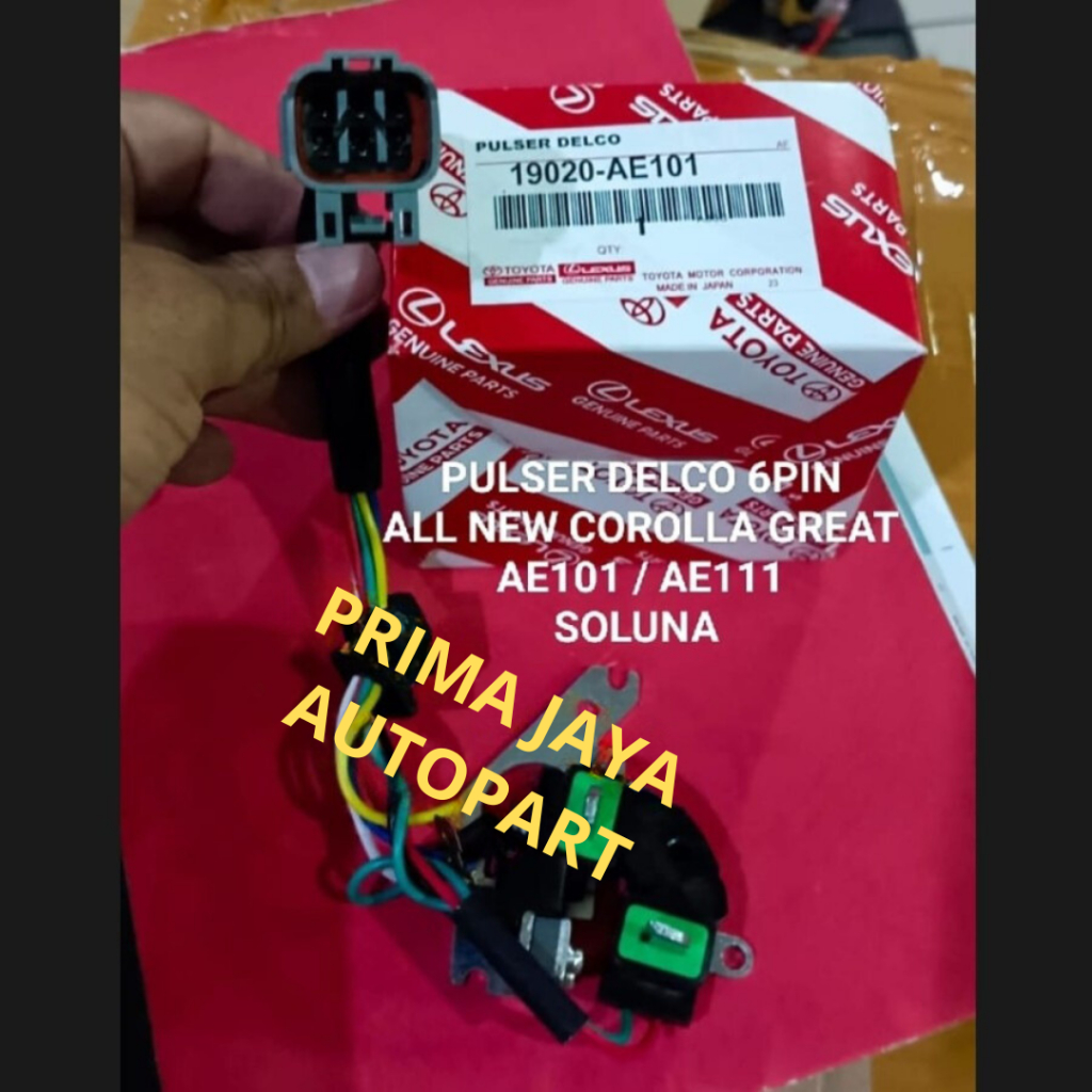 Pulser delco GREAT SOLUNA ALL NEW COROLLA AE111 SOCKET 6 PIN AE101 ORI