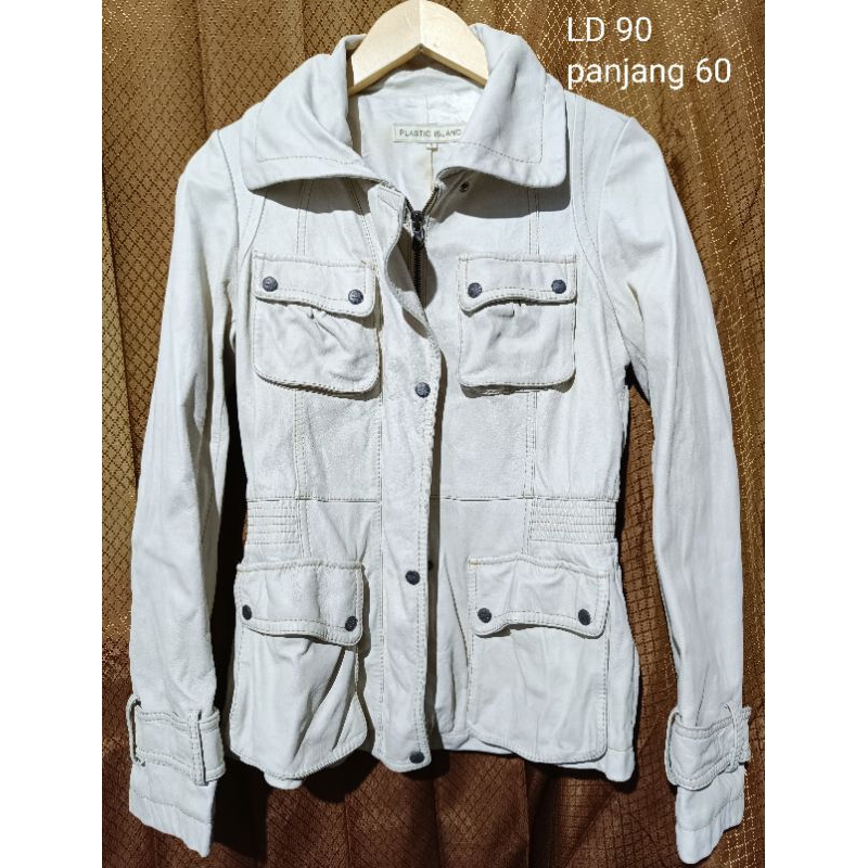 jaket kulit wanita tebal jaket kulit asli putih jaket kulit asli wanita jaket motoran kulit asli put