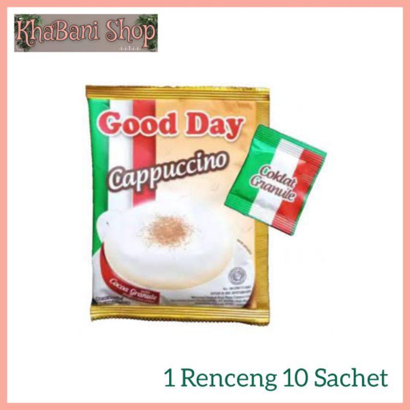 

GoodDay Cappuccino 1 Renceng 10 Pcs