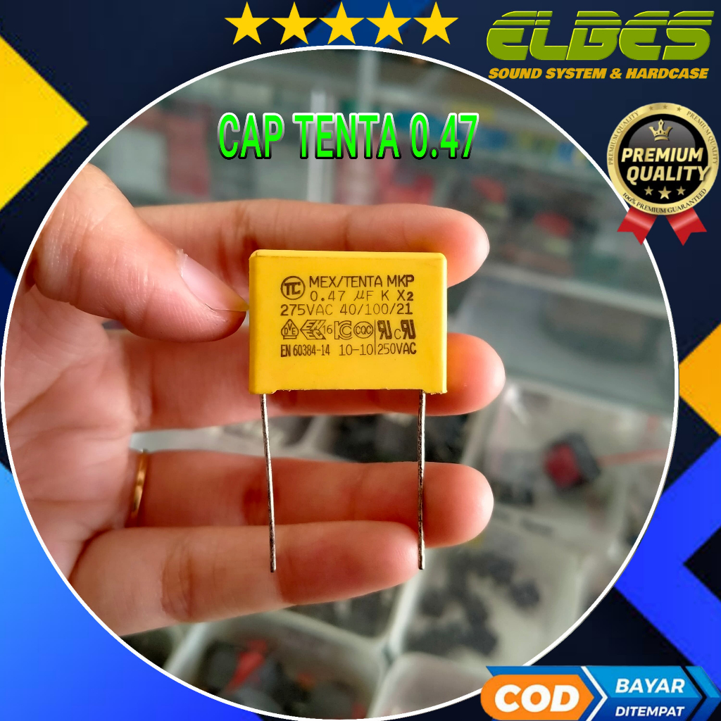 CAP TENTA MKP 470NF 0.47UF 275V