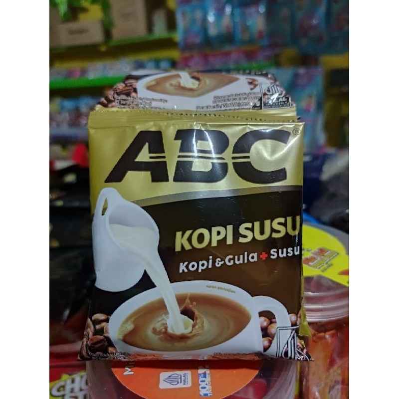 

Kopi Abc Susu isi 10pcs