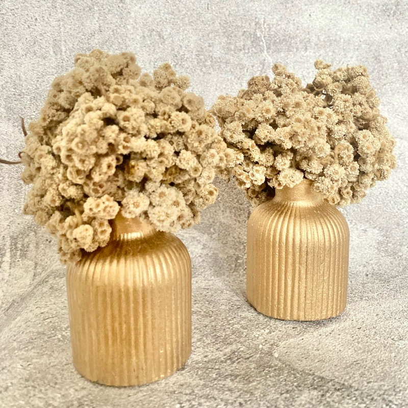 MINI VAS GOLD EDELWEIS ATAU ARTIFICIAL