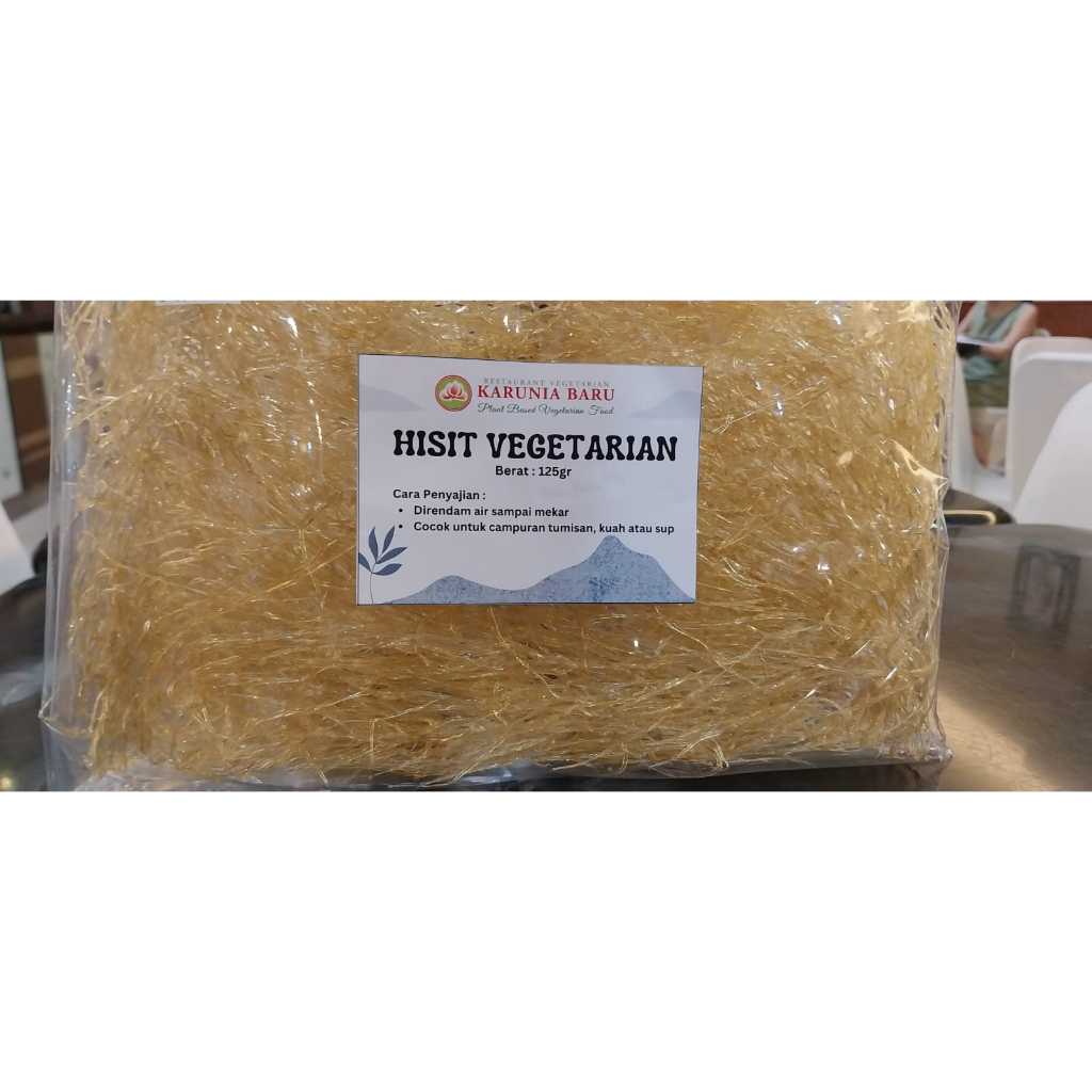 

Hisit Kering Vegetarian 125gr/sirip ikan vegetarian