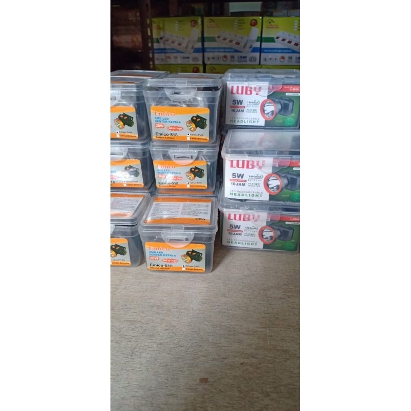 emico senter kepala 20w putih