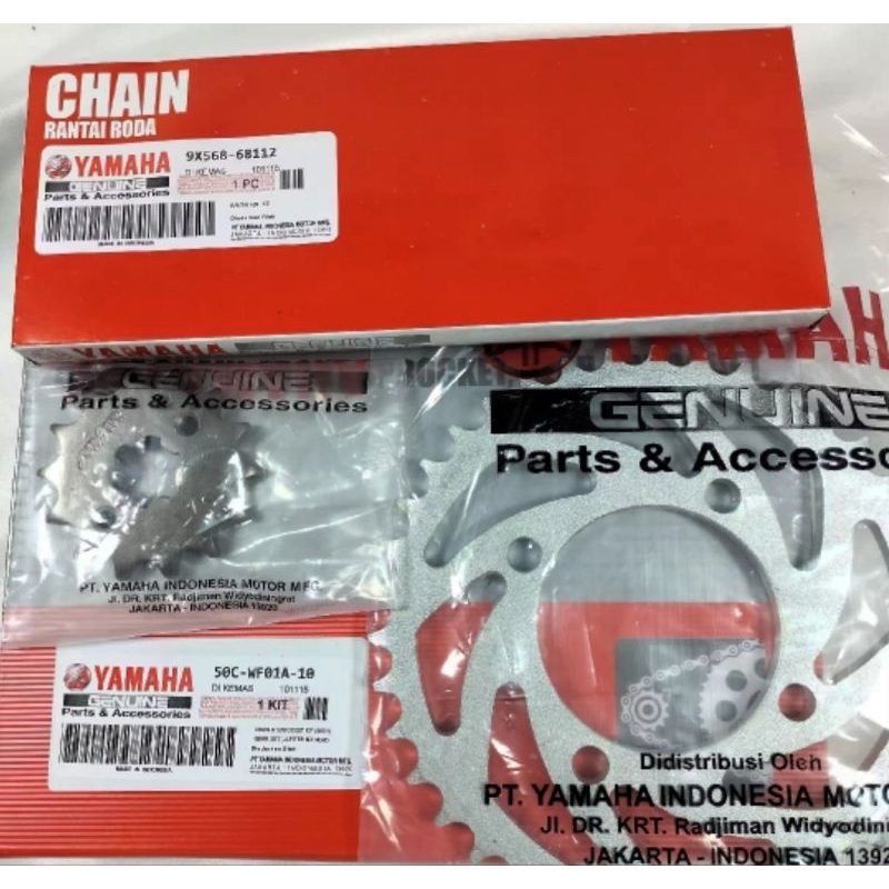 Gear Set  komplit 5OC Jupiter MX New 135cc Gear set yamaha Jupiter MX 135 ,  ori lokal
