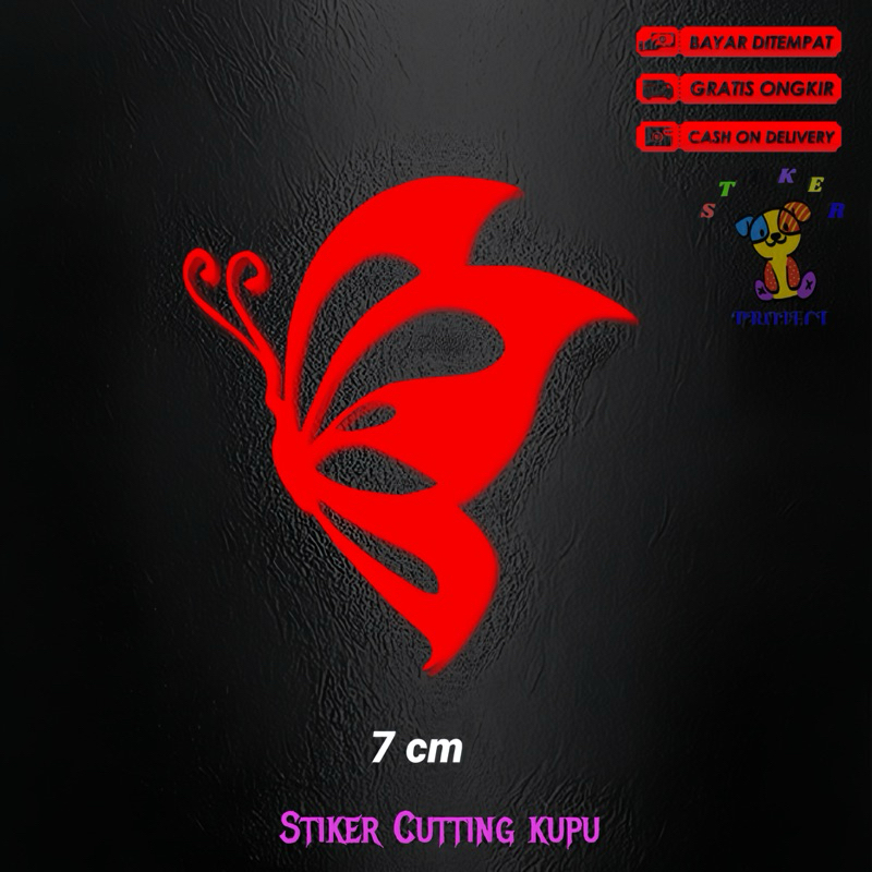 

Sticker cutting kupu cantik stiker butterfly helm motor keren body mobil case hp