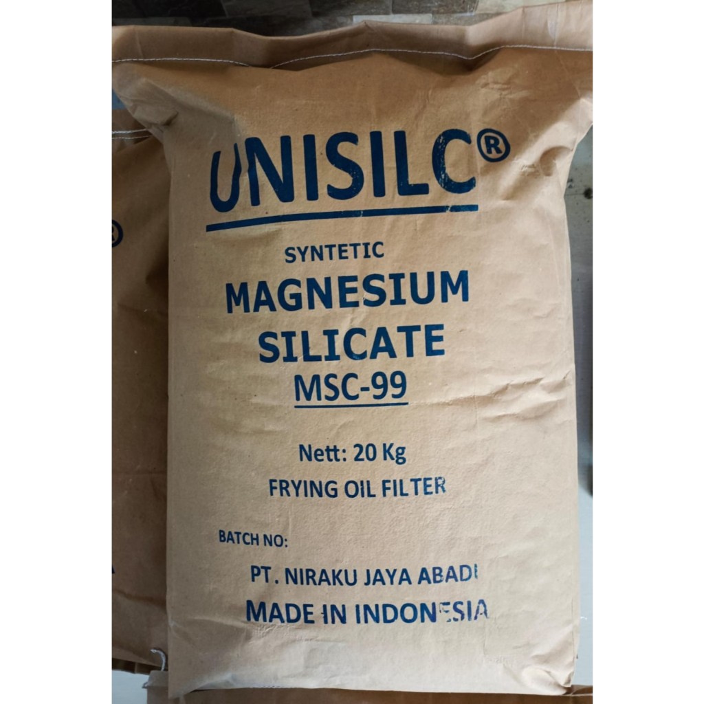 

Magnesium Silicate Sintetis Seperti Magnesol untuk Filter Minyak Goreng