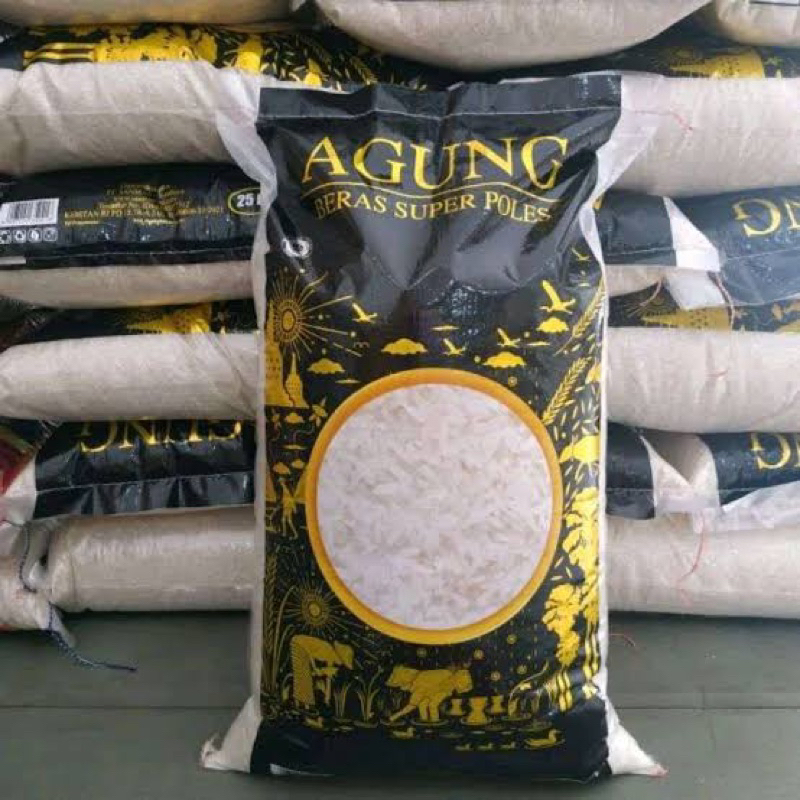 

Beras Agung 5kg kemasan karung khusus instan