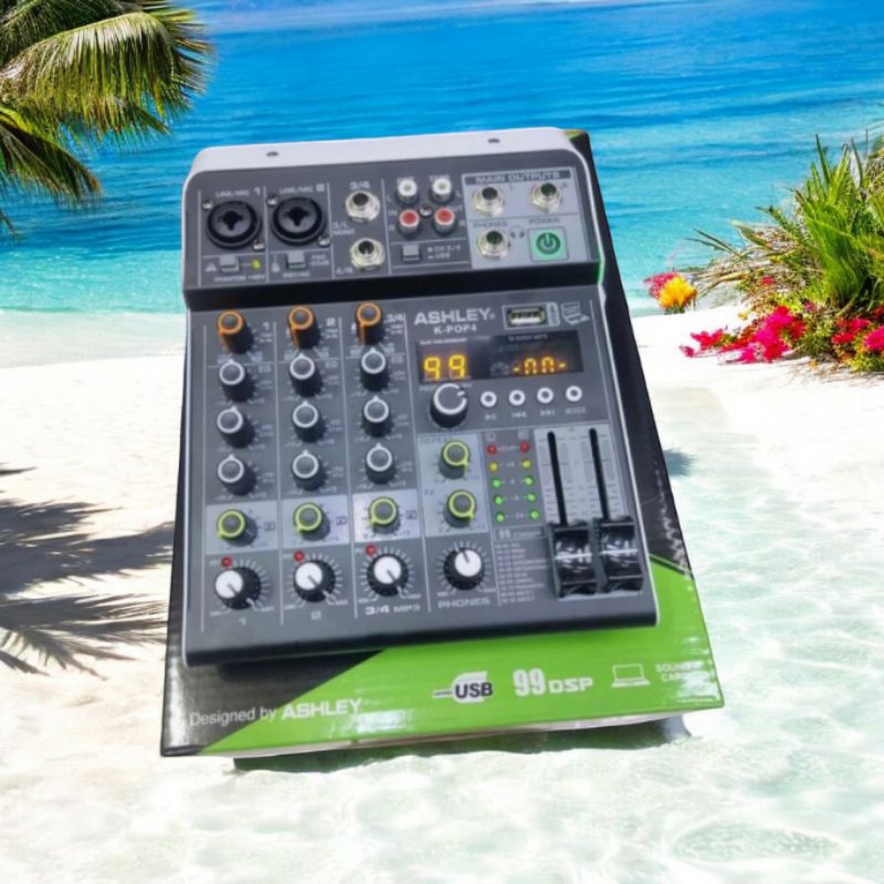 Mixer Ashley 4Ch K POP Mixer Audio K-POP 99Dsp