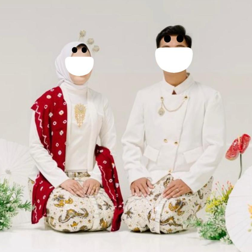 Kebaya Jawa Tradisional Modern Kebaya Bludru Pengantin Muslim Hijab Lengan Panjang Baju Kebaya Wanit