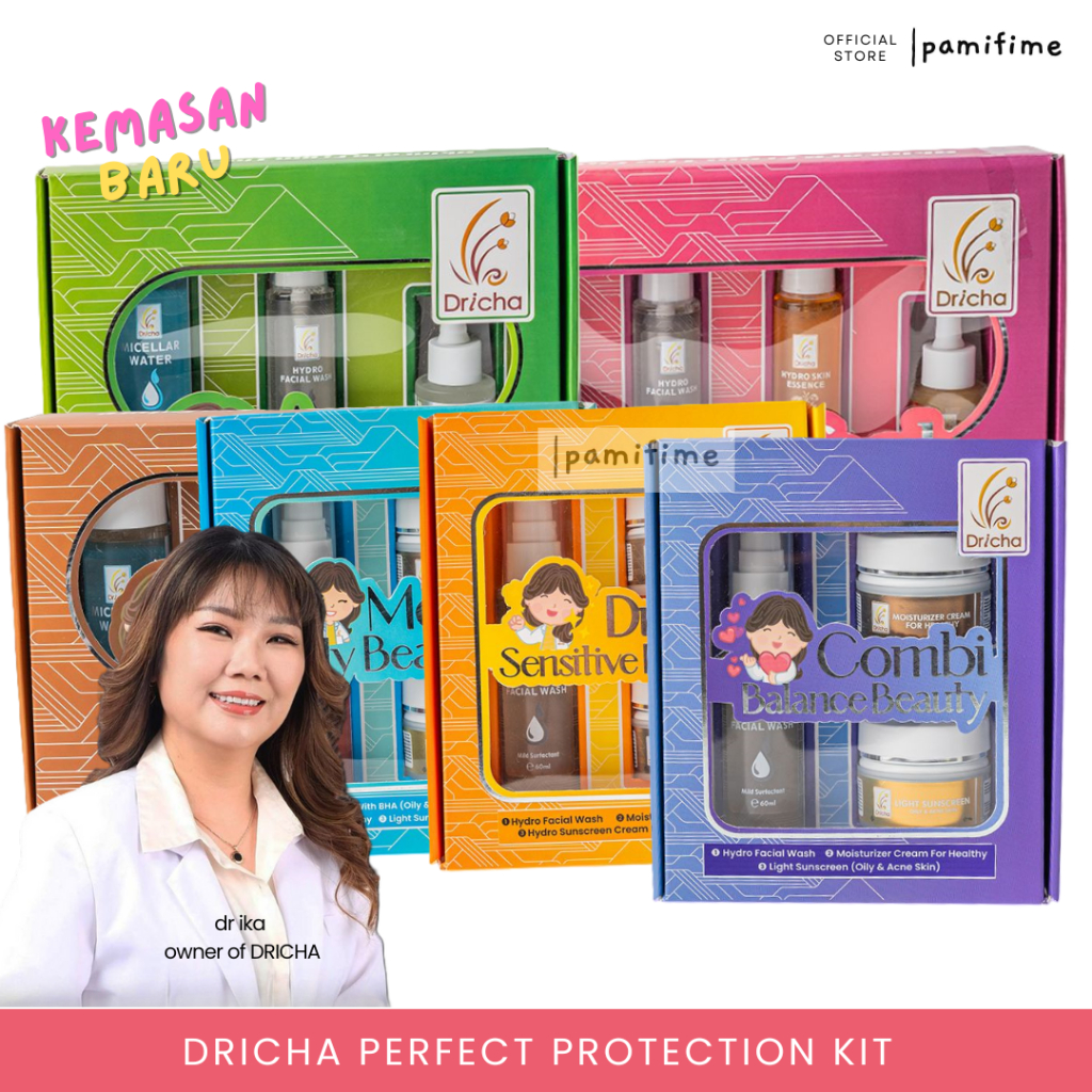 Dricha New Launching Boxkit Skincare dari Dricha