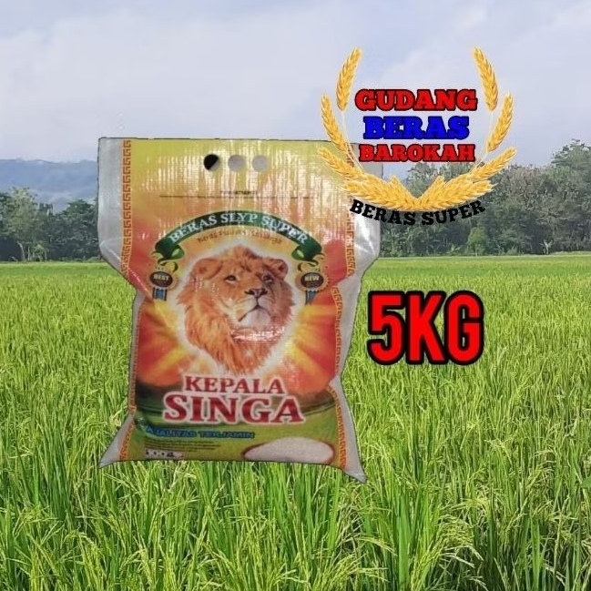 

BERAS PREMIUM CAP KEPALA SINGA 5KG,10KG,20KG