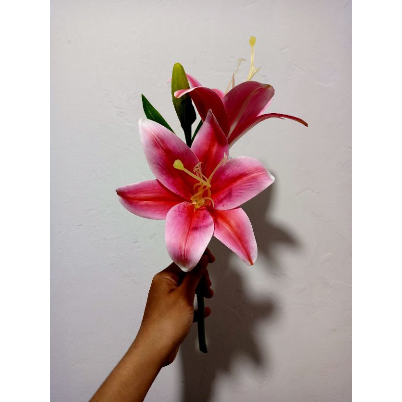 bunga lily Casablanca artificial/palsu