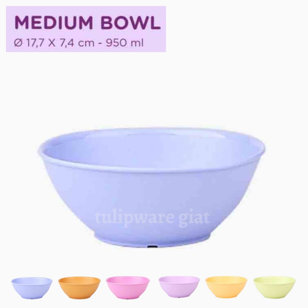 Twin Tulipware Medium Bowl MANGKOK BAKSO 900 ml Tulipware Kita
