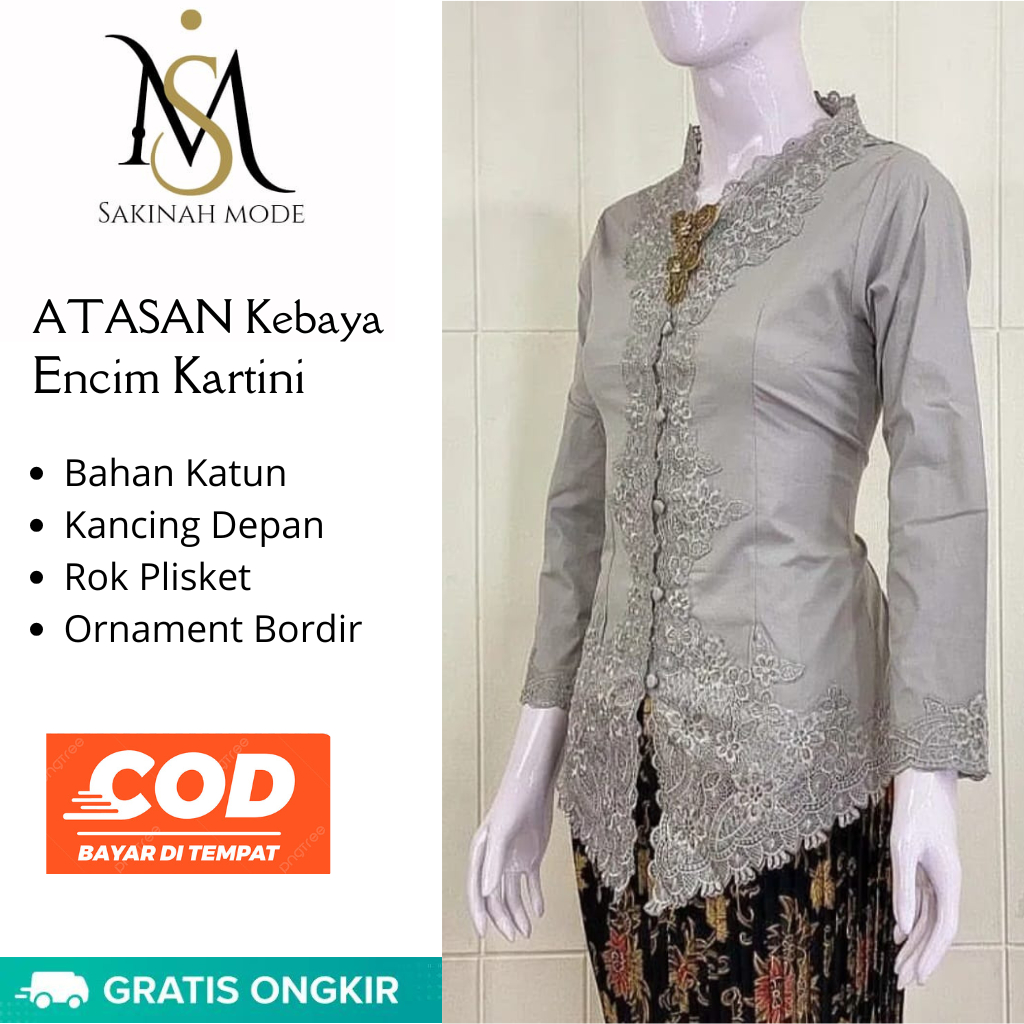 sut ATASAN KEBAYA ENCIM KARTINI FREE HIJAB KEBAYA MODERN KEBAYA WISUDA KEBAYA PESTA KEBAYA KEKINIAN