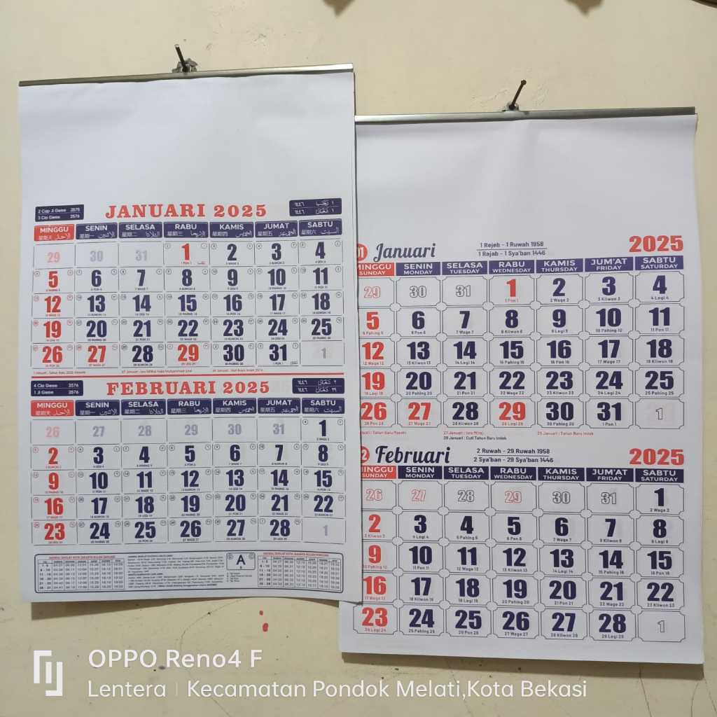 

KALENDER KERJA KECIL DWI BULAN 2025