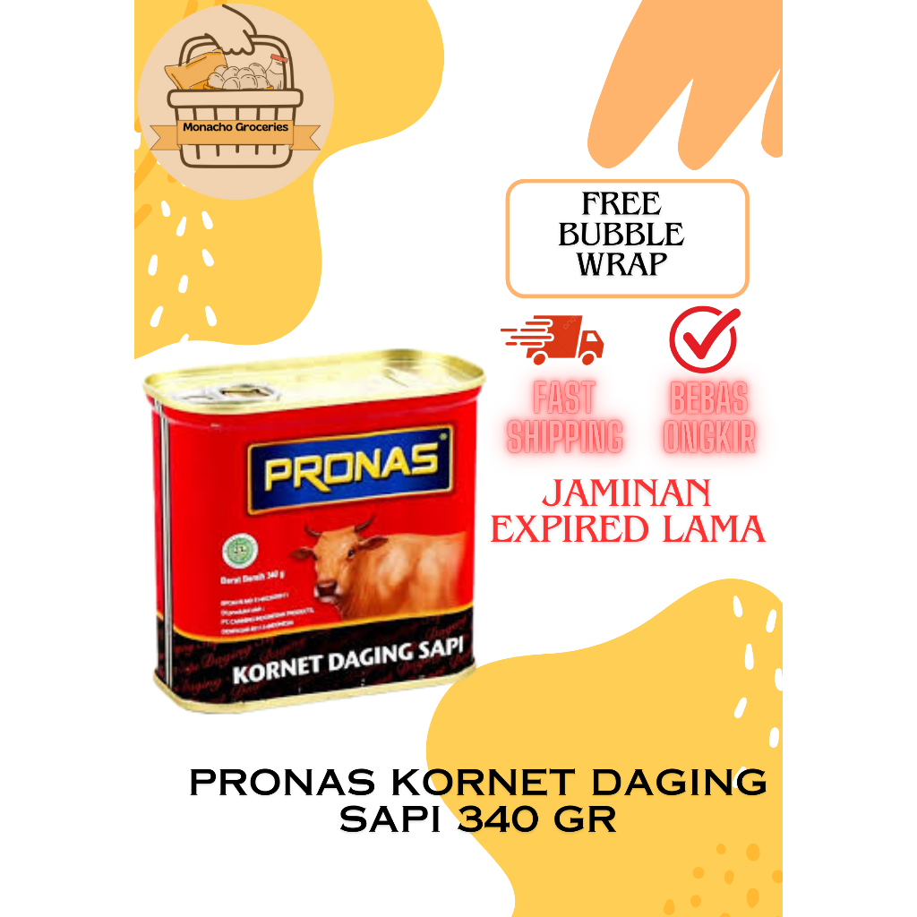 

Pronas Kornet Sapi 340 Gram